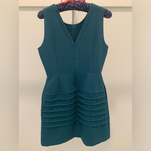 Madewell Midnight Green Sleeveless Dress - Picture 2 of 11